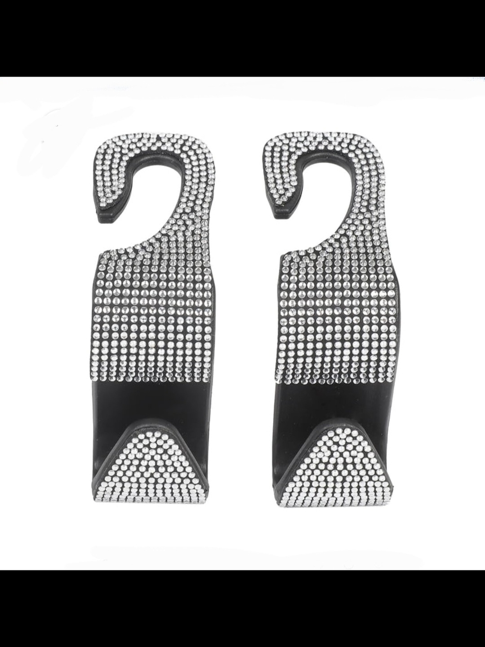 Bling Car Hooks - Crystal Embellished Car Headrest Hooks -(Set of 2) BNIB